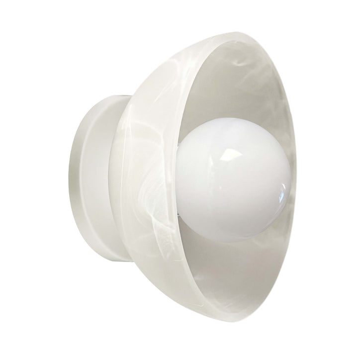 Wilkins 1 Light Wall Sconce in Matte White by Dainolite
