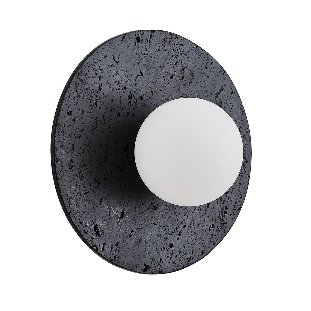 Wilma 1 Light Wall Sconce in Black by Dainolite