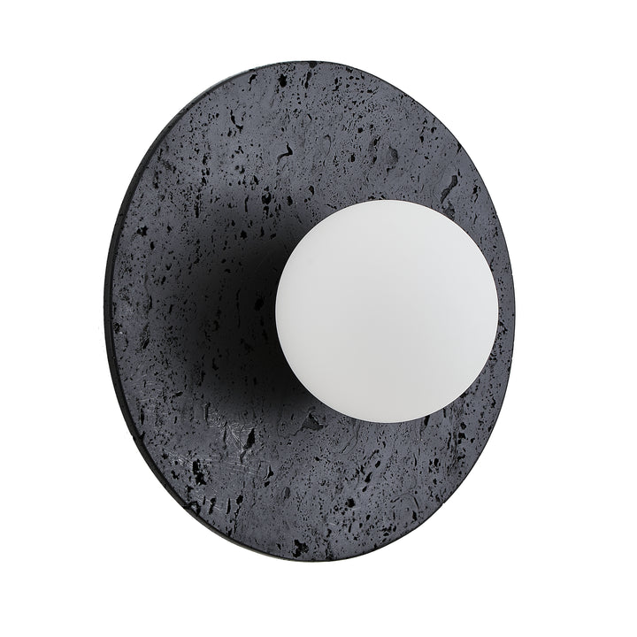 Wilma 1 Light Wall Sconce in Black by Dainolite