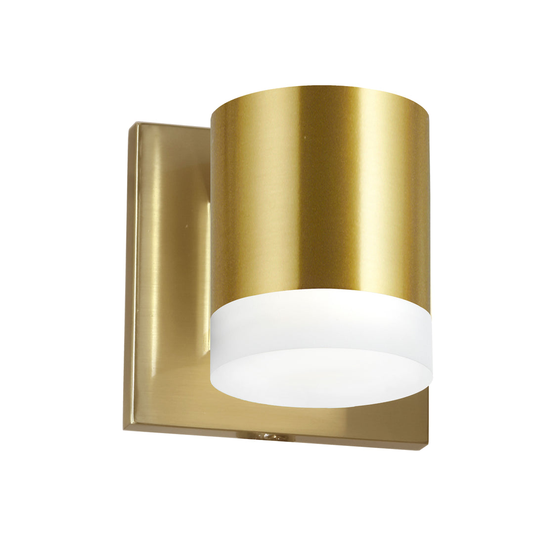 Wilson 7W Wall Sconce in Aged Brass by Dainolite
