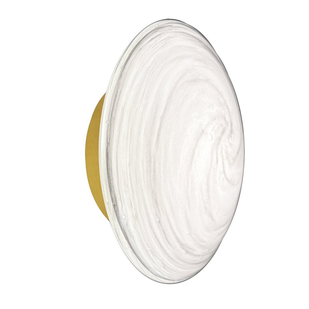 Wenona 5W Wall Sconce in Aged Brass by Dainolite