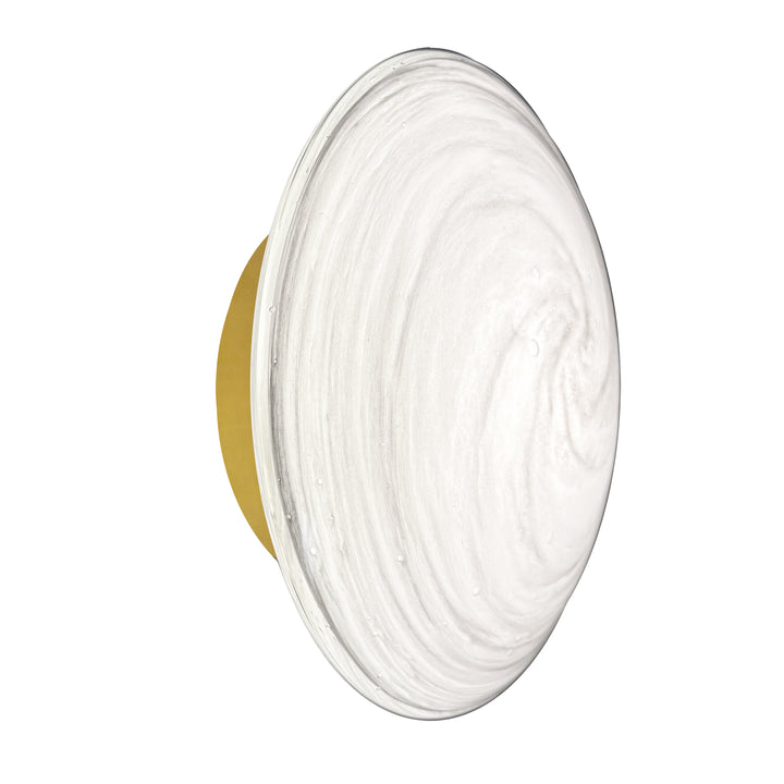Wenona 5W Wall Sconce in Aged Brass by Dainolite