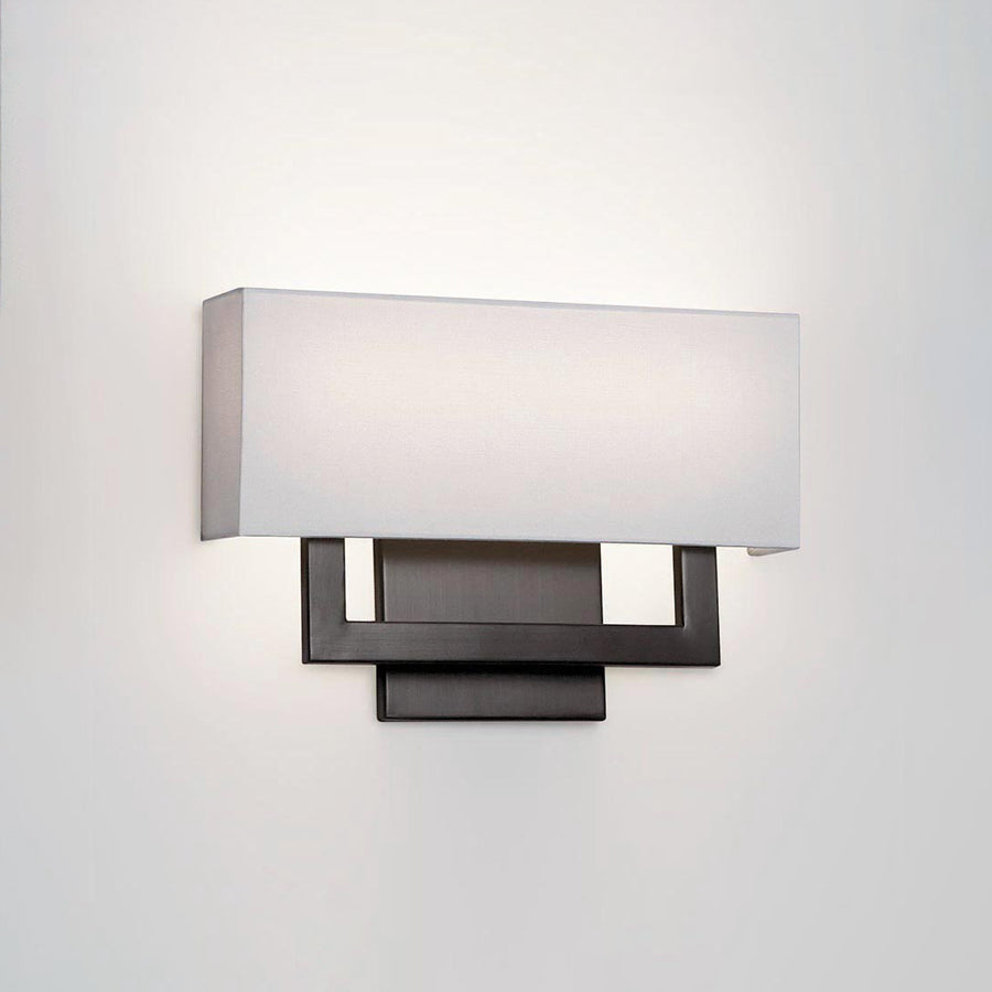 Manhattan Wall Sconce 2700K in Brushed Bronze by WAC Lighting