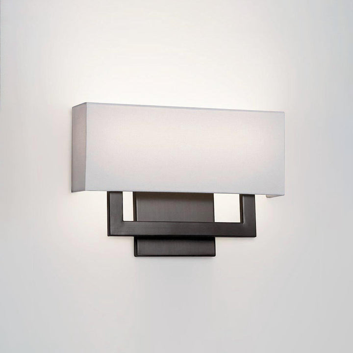 Manhattan Wall Sconce 2700K in Brushed Bronze by WAC Lighting