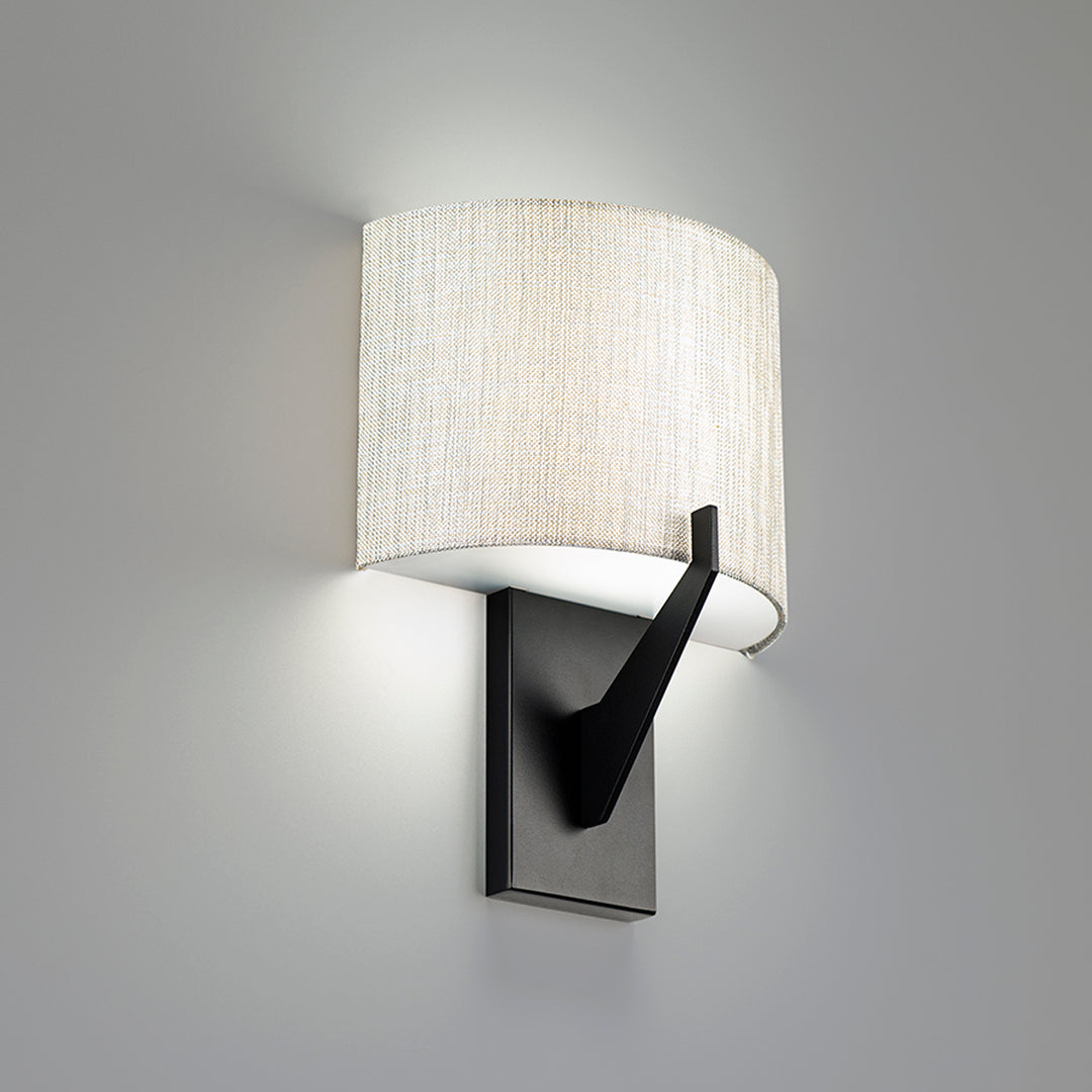 Fitzgerald Wall Sconce in Black by WAC Lighting