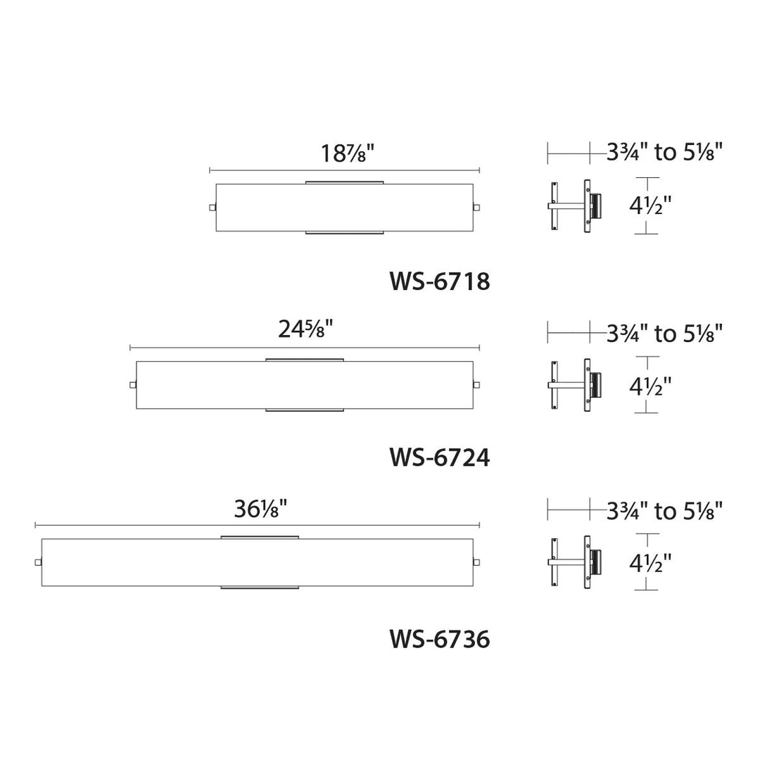 Line Bathroom Sconce by WAC Lighting - view 3