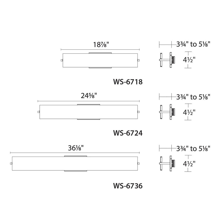 Line Bathroom Sconce by WAC Lighting - view 3