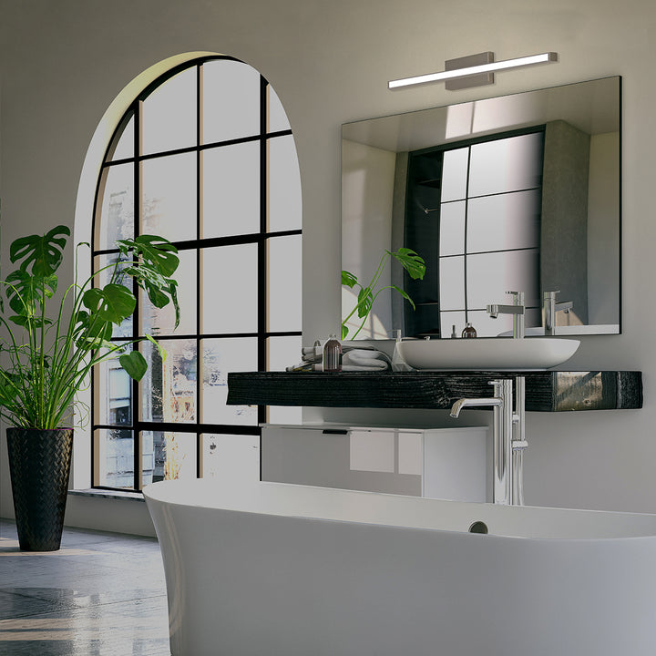 Parallax Bathroom Vanity &amp; Sconce