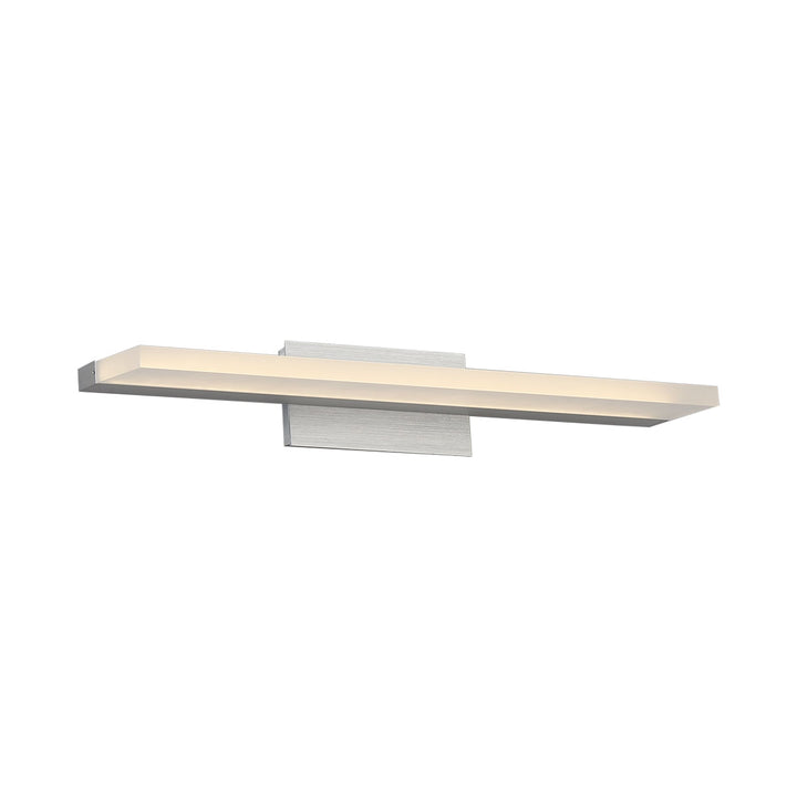 Level Bathroom Sconce 3500K in Brushed Aluminum by WAC Lighting