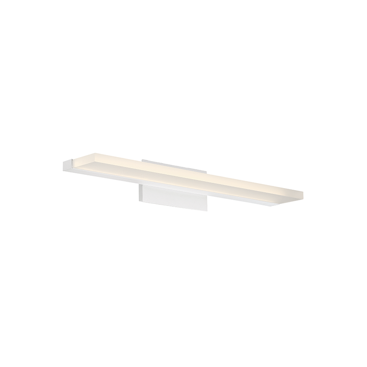 Level Bathroom Sconce 3500K in White by WAC Lighting