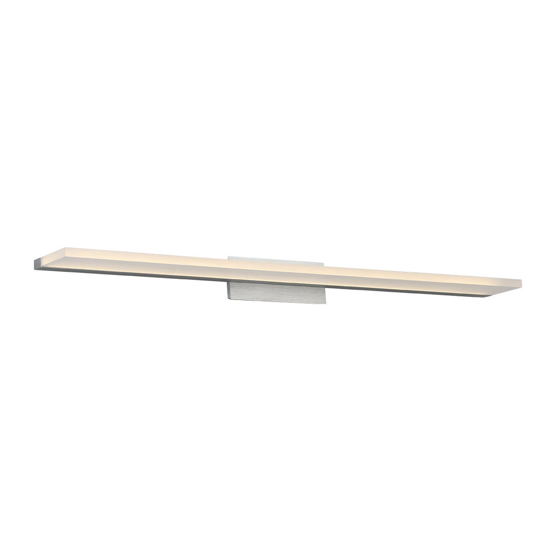 Level Bathroom Sconce 3500K in Brushed Aluminum by WAC Lighting