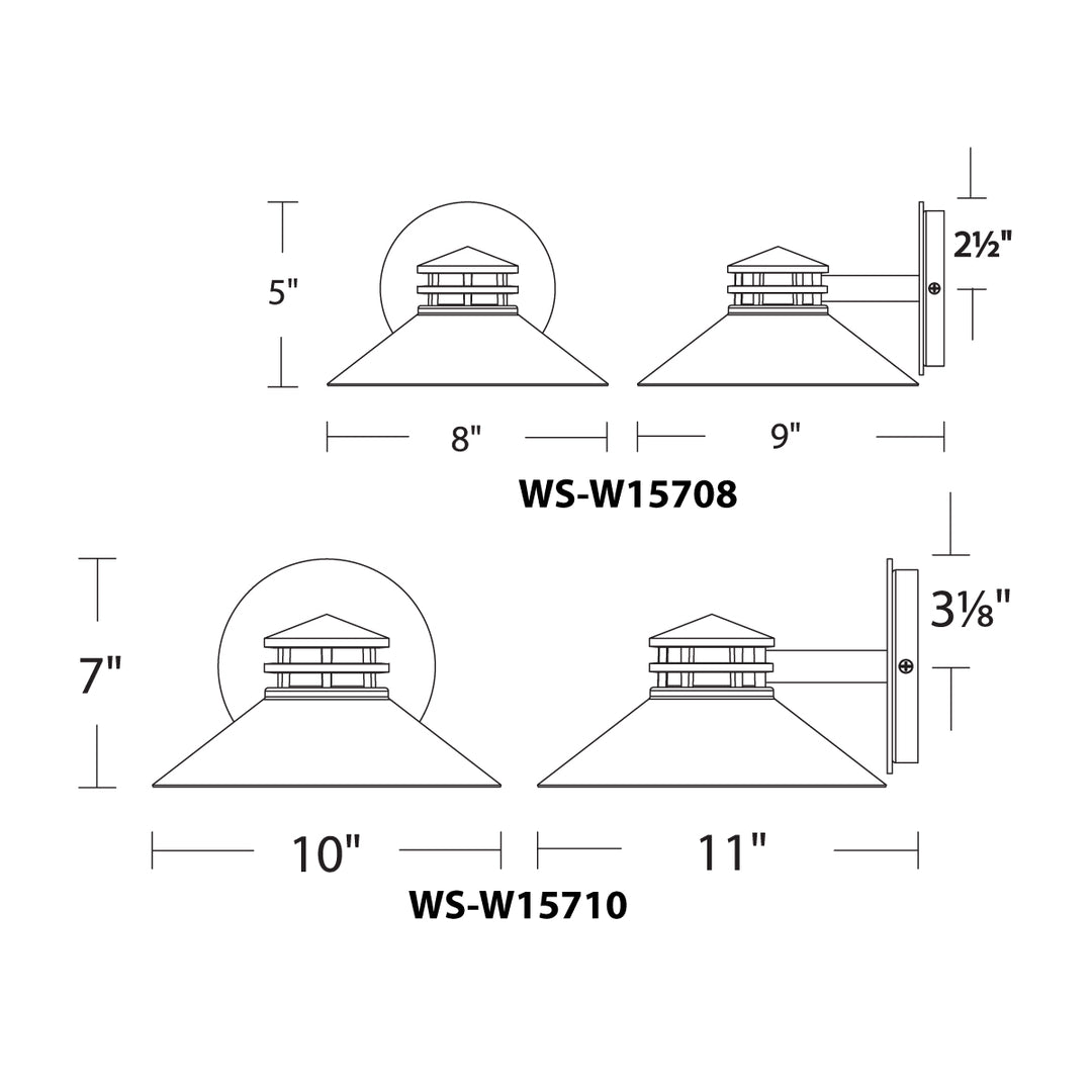 Sodor Outdoor Wall Sconce 3000K by WAC Lighting - view 5