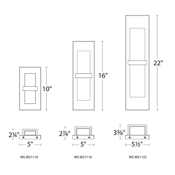 Bandeau Outdoor Wall Sconce