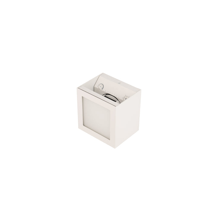 Window Wall Sconce (With Front Panel Light) in White on Aluminum by WAC Lighting