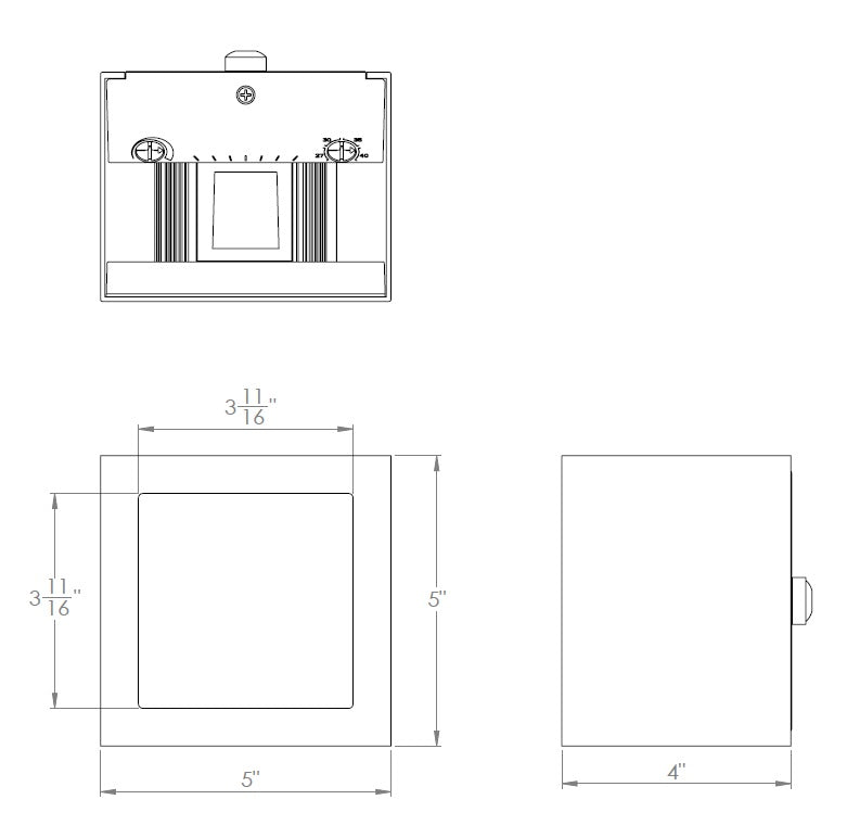 Window Wall Sconce (With Front Panel Light) by WAC Lighting - view 18