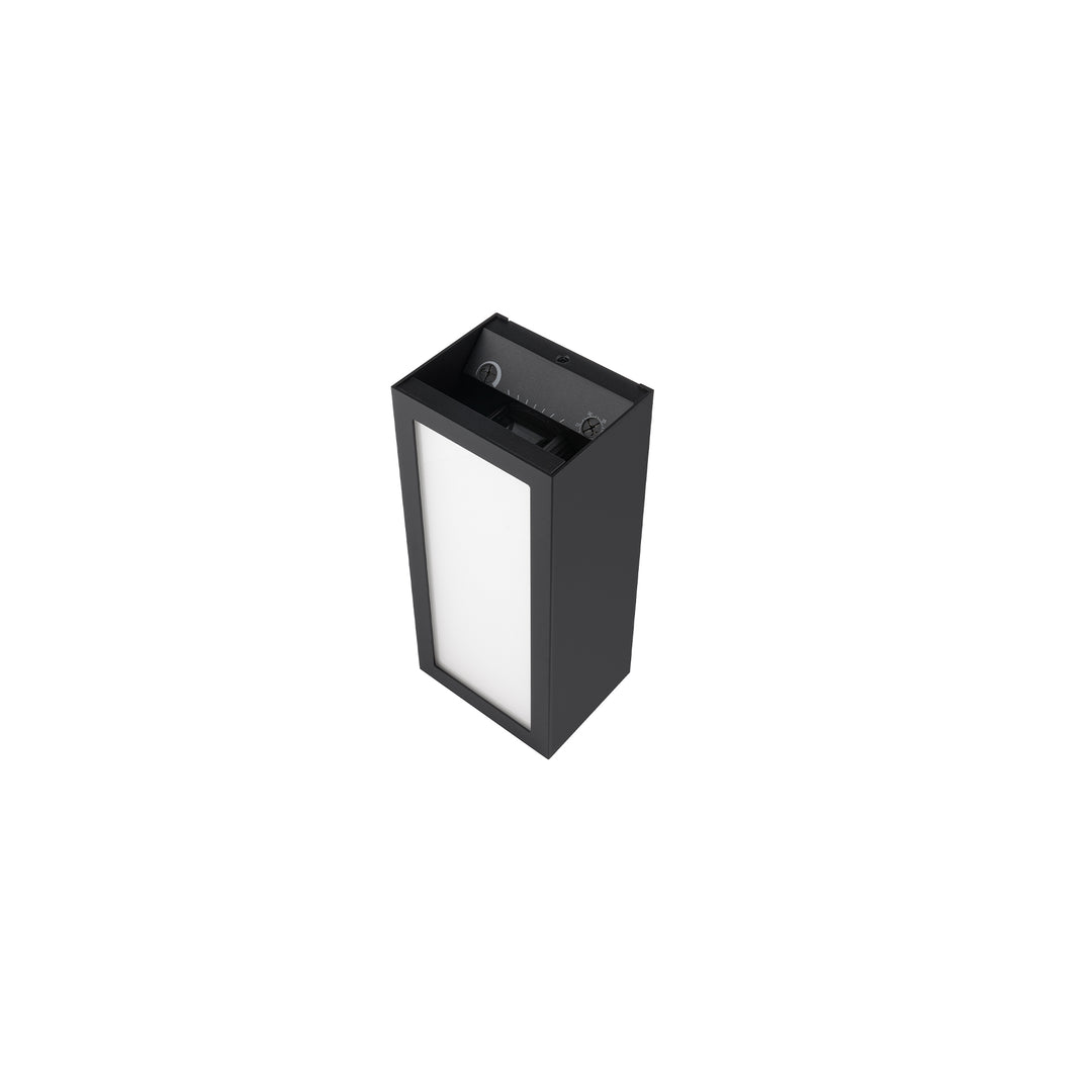Window Wall Sconce (With Front Panel Light) in Black on Aluminum by WAC Lighting