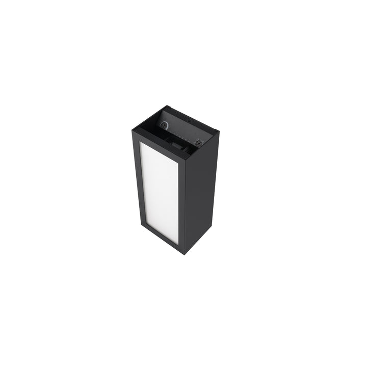 Window Wall Sconce (With Front Panel Light) in Black on Aluminum by WAC Lighting