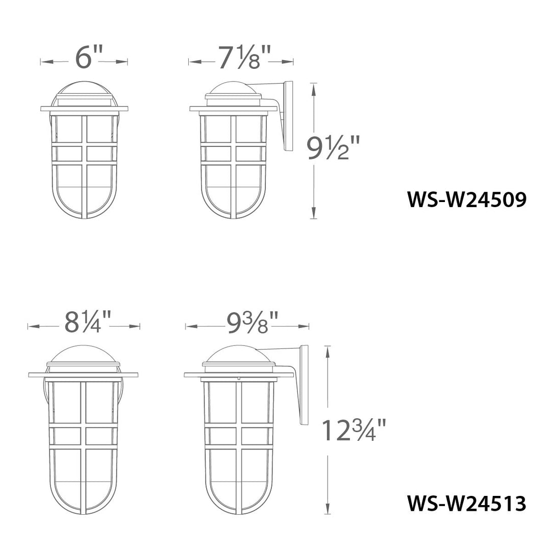 Steampunk Outdoor Wall Sconce 3000K by WAC Lighting - view 5