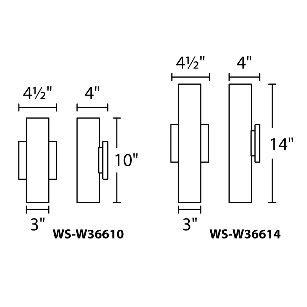 Caliber Outdoor Wall Sconce 3000K by WAC Lighting - view 8