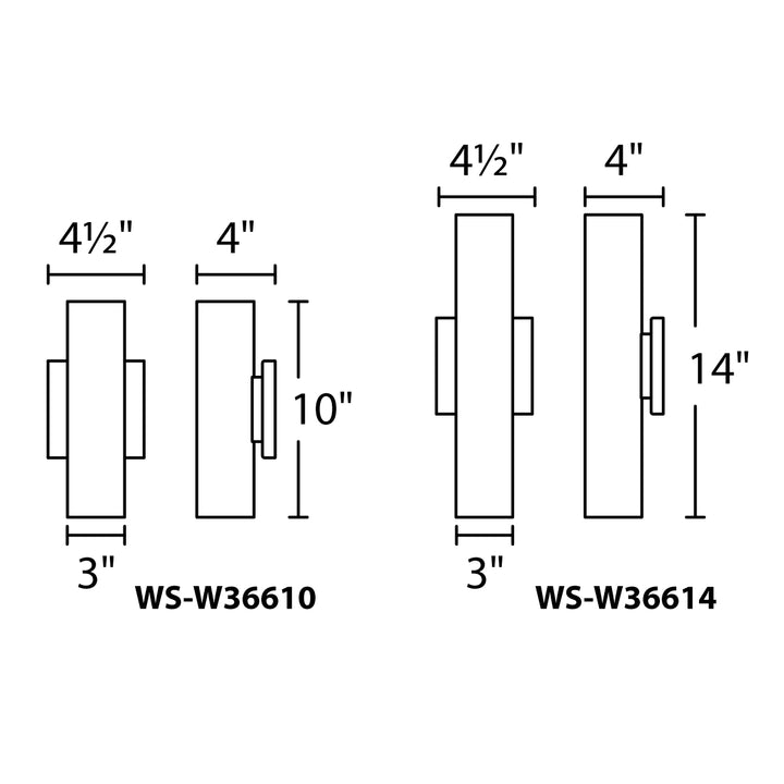 Caliber Outdoor Wall Sconce 3000K by WAC Lighting - view 8