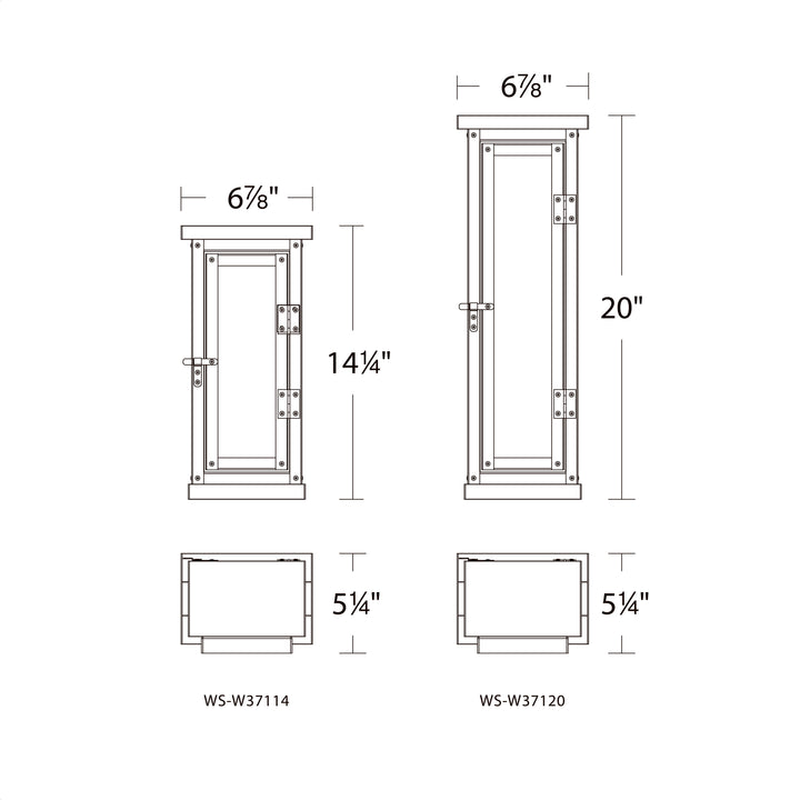 Eliot Outdoor Wall Sconce 3000K by WAC Lighting - view 6