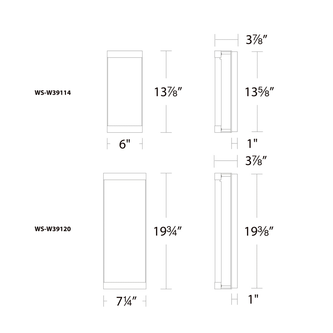 Fusion Outdoor Wall Sconce 3000K by WAC Lighting - view 5