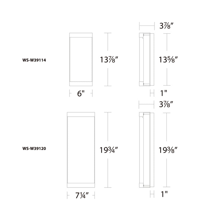 Fusion Outdoor Wall Sconce 3000K by WAC Lighting - view 5