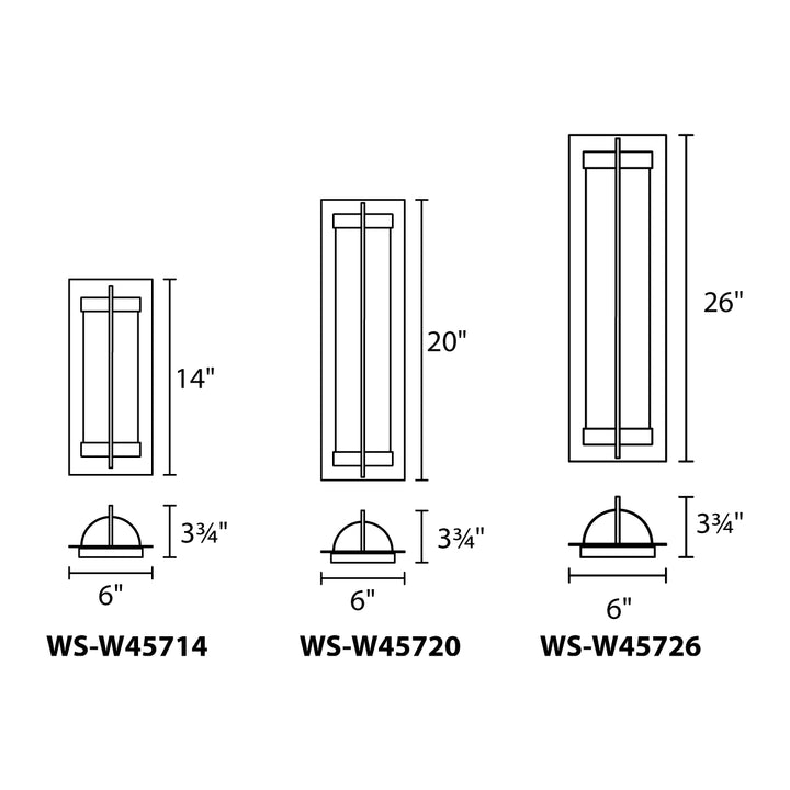 Oberon Outdoor Wall Sconce 3000K by WAC Lighting - view 5