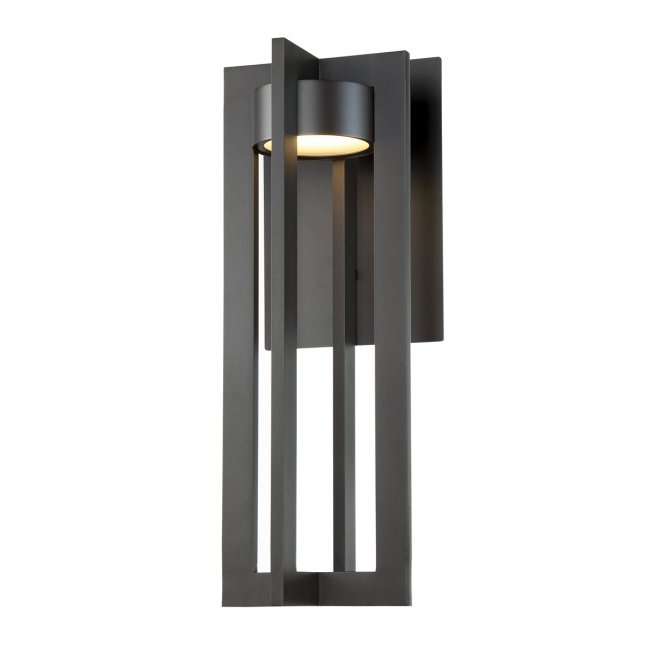 Chamber Outdoor Wall Sconce 3000K in Bronze by WAC Lighting