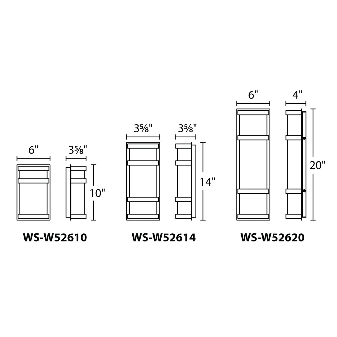 Latitude Outdoor Wall Sconce 3000K by WAC Lighting - view 8