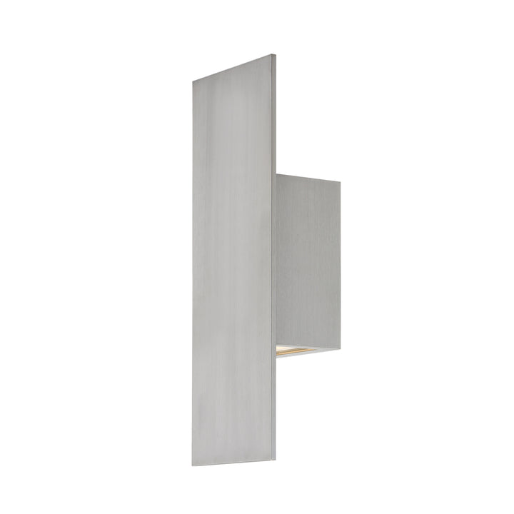 Icon Outdoor Wall Sconce 3000K in Brushed Aluminum by WAC Lighting