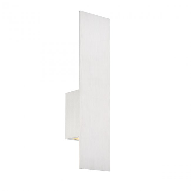 Icon Outdoor Wall Sconce 3000K in Brushed Aluminum by WAC Lighting