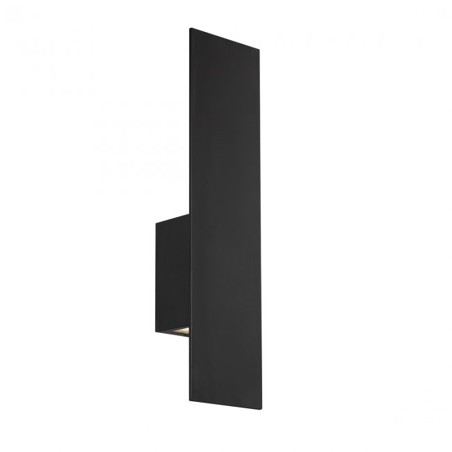 Icon Outdoor Wall Sconce 3000K in Black by WAC Lighting