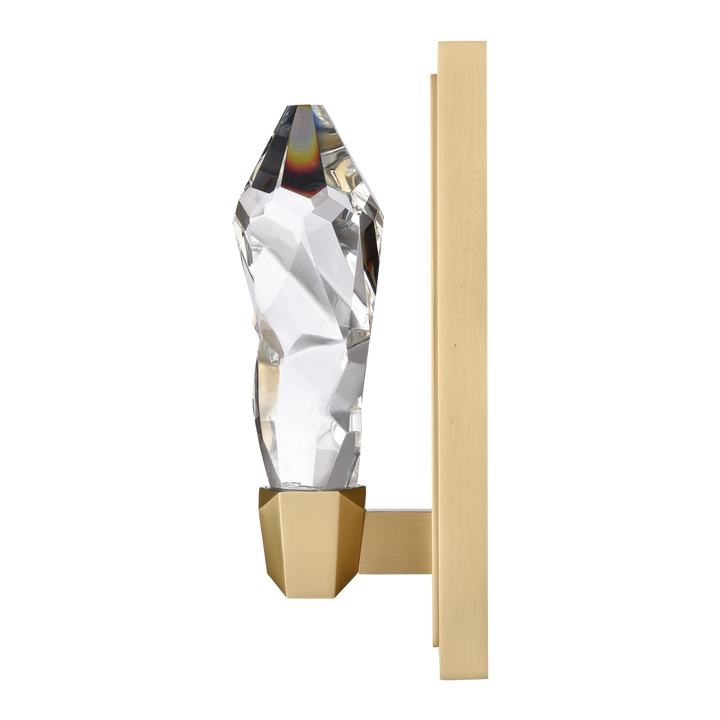 Angelus Vertical Crystal Wall Sconce by Zeev - view 4