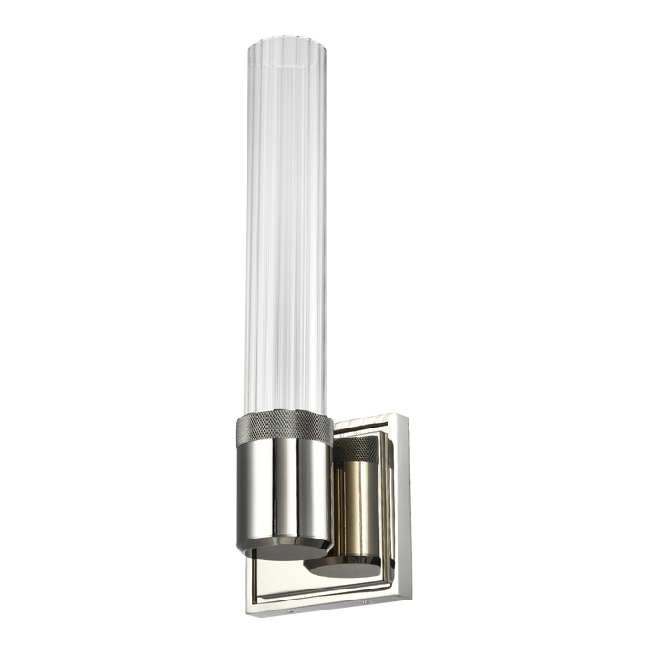 Zigrina Diamond Knurled LED Glass Wall Sconce by Zeev - view 3