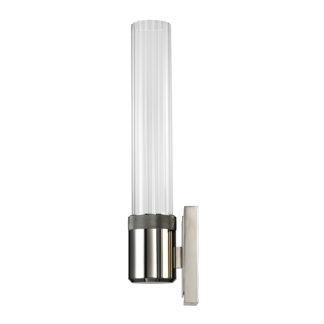 Zigrina Diamond Knurled LED Glass Wall Sconce by Zeev - view 4