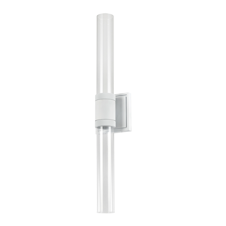 Zigrina Diamond Knurled LED Duo Glass Wall Sconce by Zeev - view 3