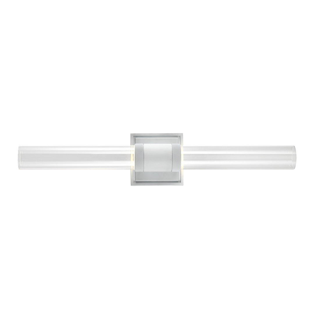 Zigrina Diamond Knurled LED Duo Glass Wall Sconce by Zeev - view 6