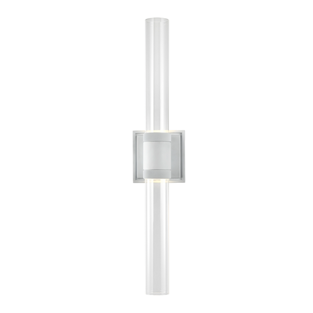 Zigrina Diamond Knurled LED Duo Glass Wall Sconce by Zeev - view 2