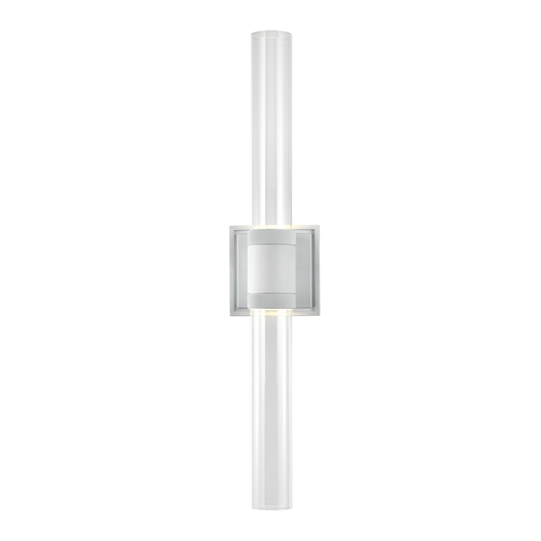 Zigrina Diamond Knurled LED Duo Glass Wall Sconce by Zeev - view 2