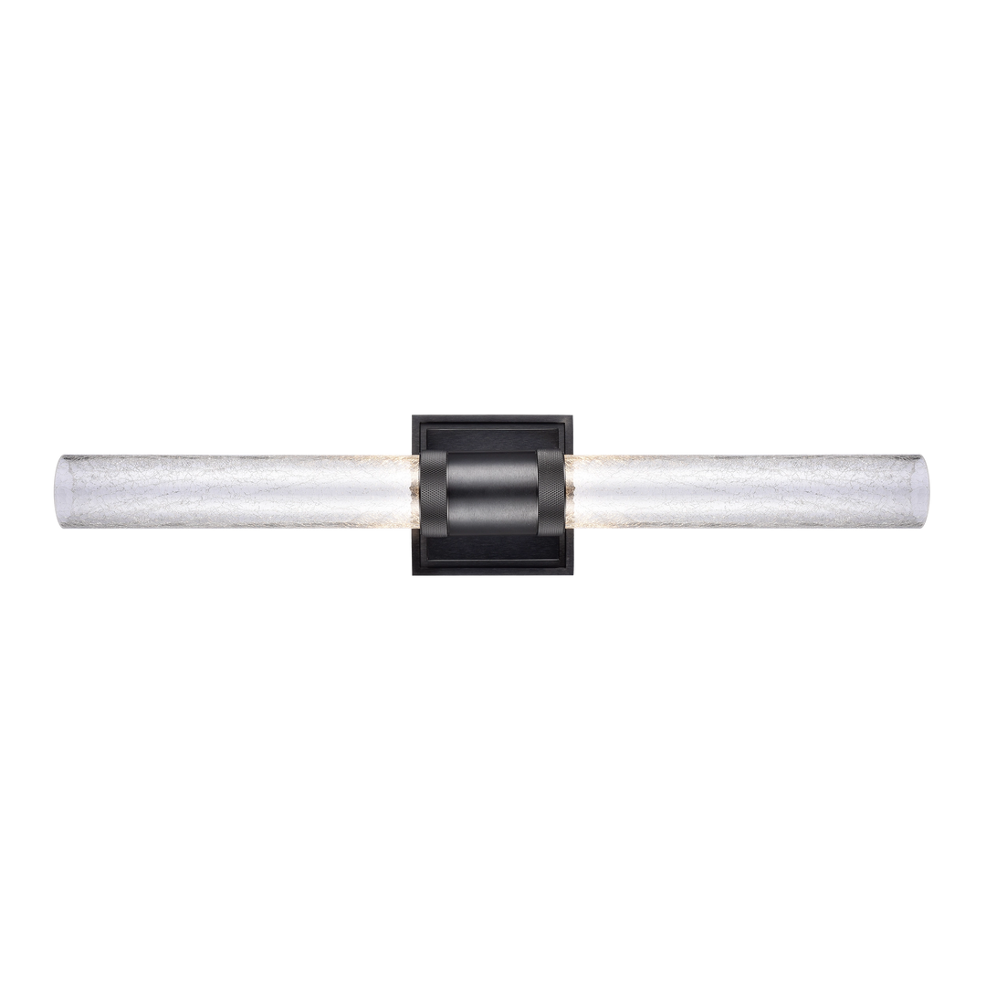 Zigrina Diamond Knurled LED Duo Glass Wall Sconce by Zeev - view 16