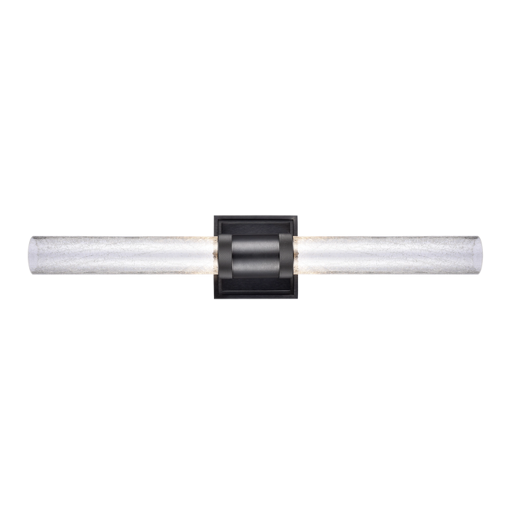 Zigrina Diamond Knurled LED Duo Glass Wall Sconce by Zeev - view 16