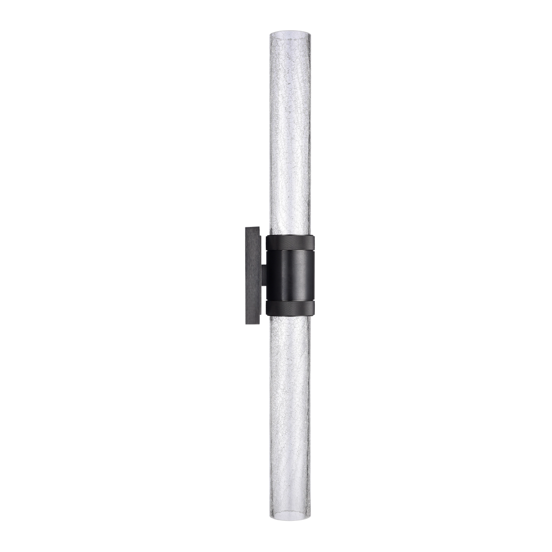 Zigrina Diamond Knurled LED Duo Glass Wall Sconce by Zeev - view 15