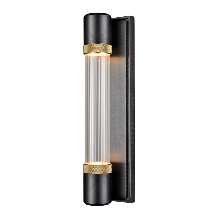 Zigrina Diamond Knurled LED Glass Wall Sconce by Zeev - view 11