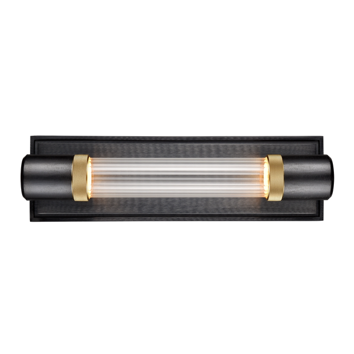 Zigrina Diamond Knurled LED Glass Wall Sconce by Zeev - view 14