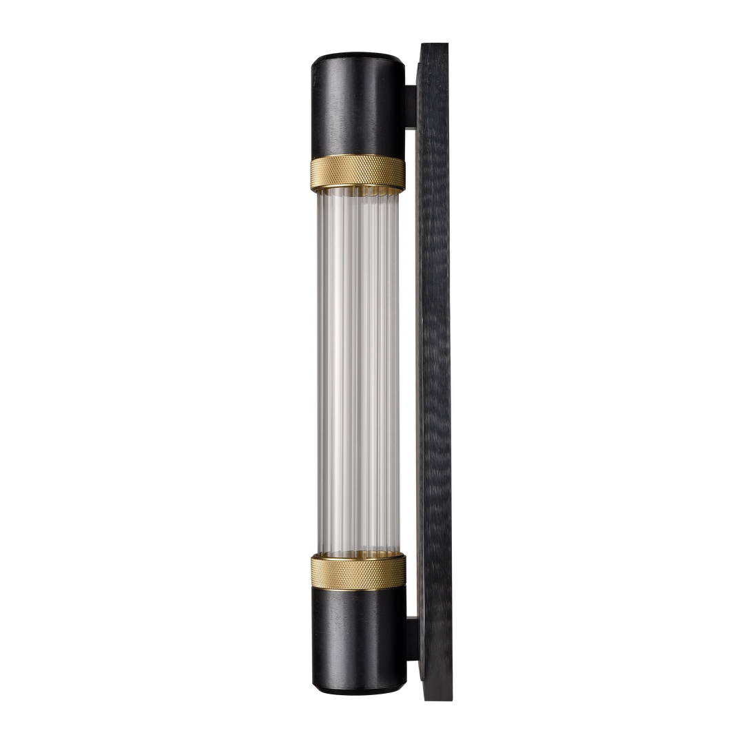 Zigrina Diamond Knurled LED Glass Wall Sconce by Zeev - view 12