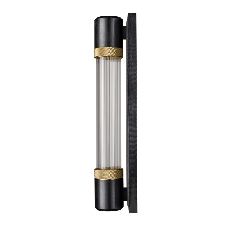 Zigrina Diamond Knurled LED Glass Wall Sconce by Zeev - view 12