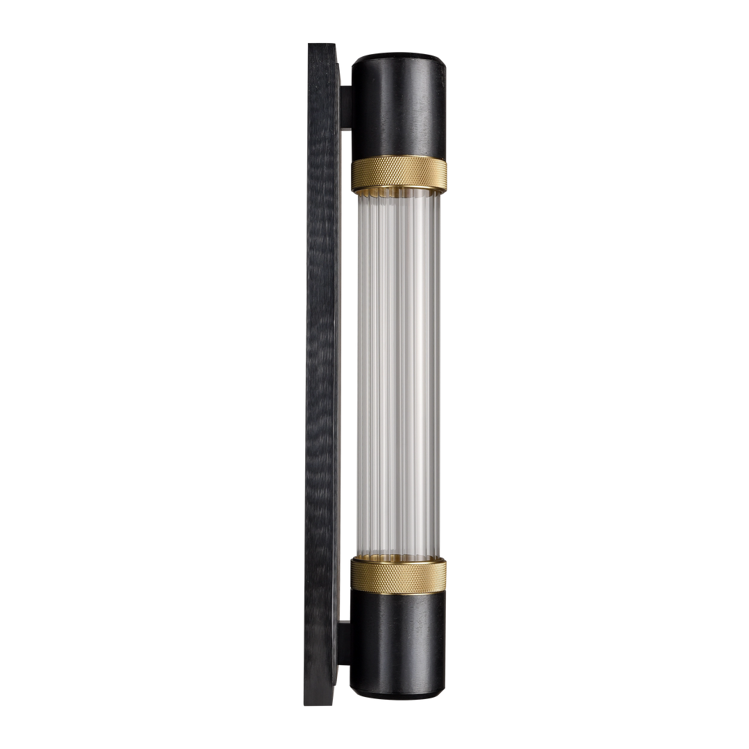Zigrina Diamond Knurled LED Glass Wall Sconce by Zeev - view 13