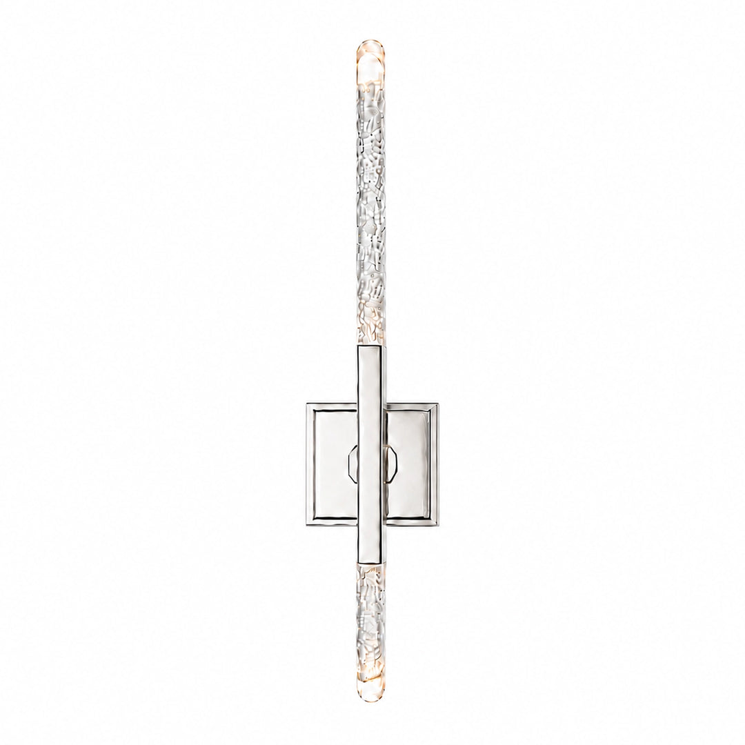 Valenza Water Glass Duo Wall Sconce in Polished Nickel by Zeev