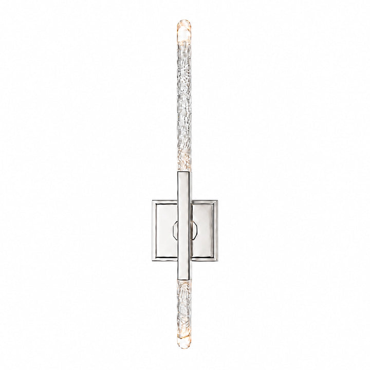 Valenza Water Glass Duo Wall Sconce in Polished Nickel by Zeev